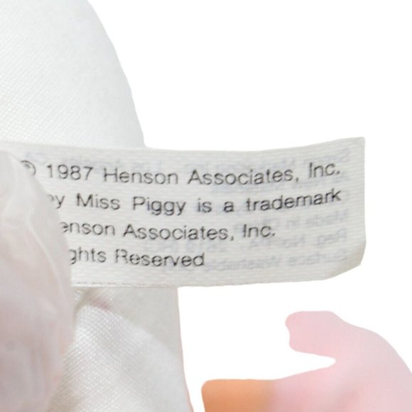 Vintage McDonald's Jim Henson 1987 Baby Miss Piggy Plush Stuffed Animal 9" - Picture 5 of 5